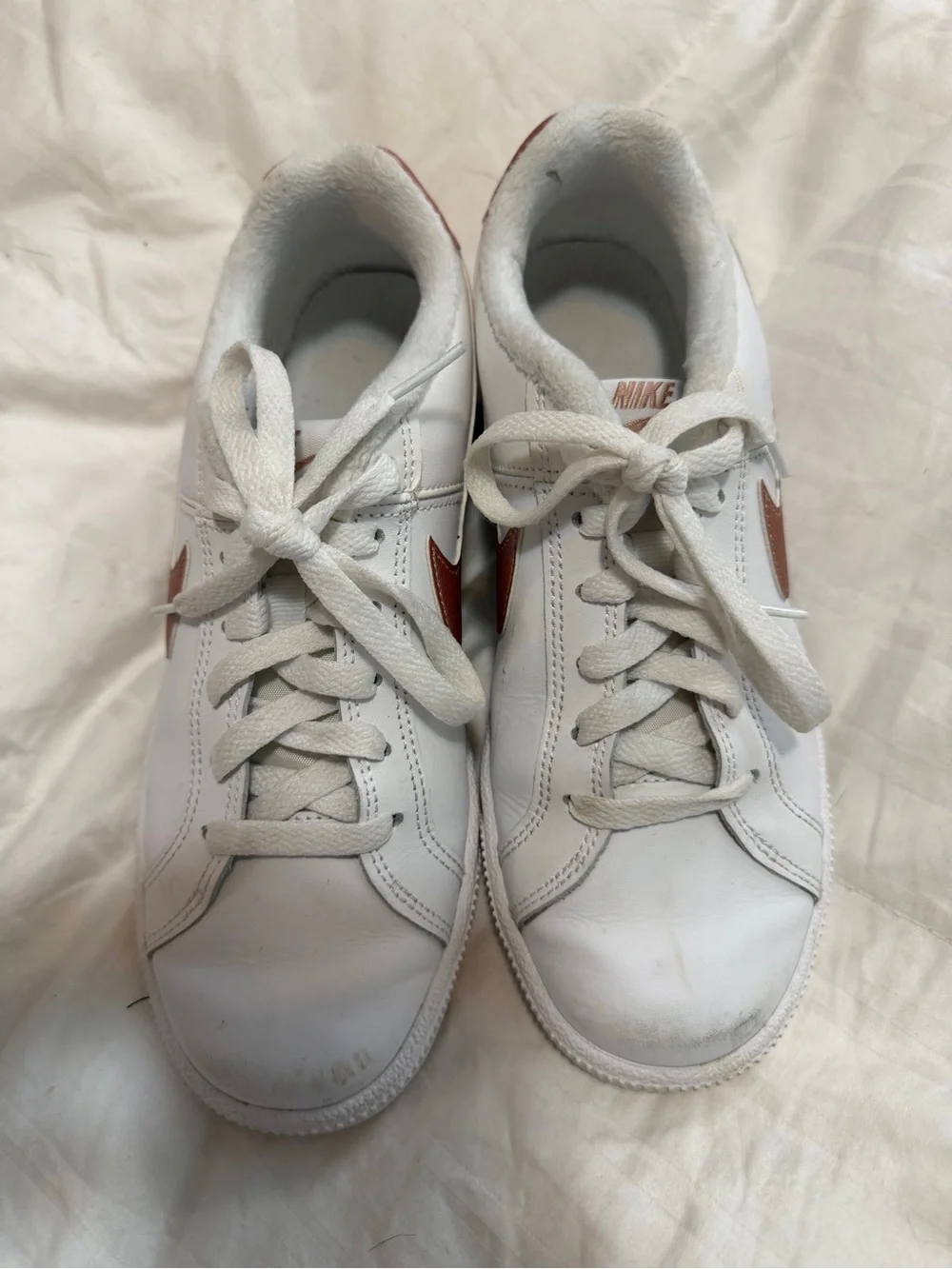 Nike Court Royale White Rose Gold Sneakers Women’s Size 7